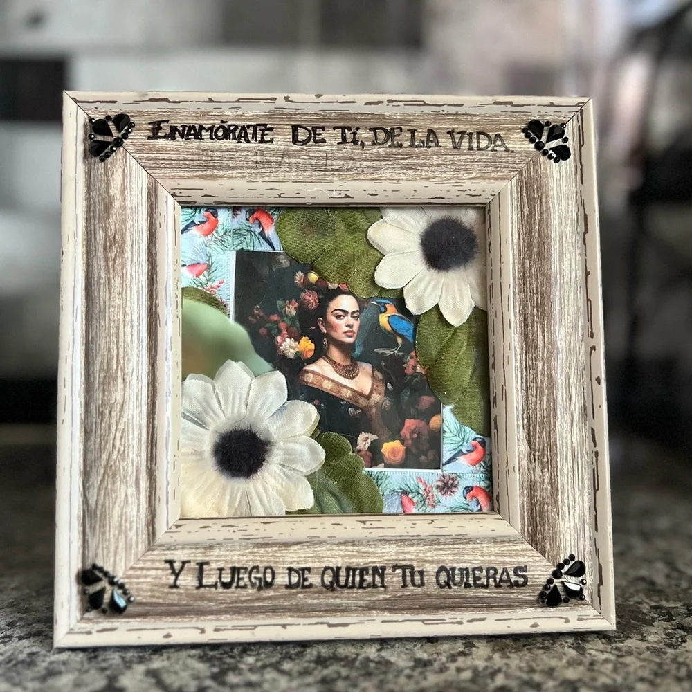 Handmade frida kahlo picture frame - Picture 3 of 5